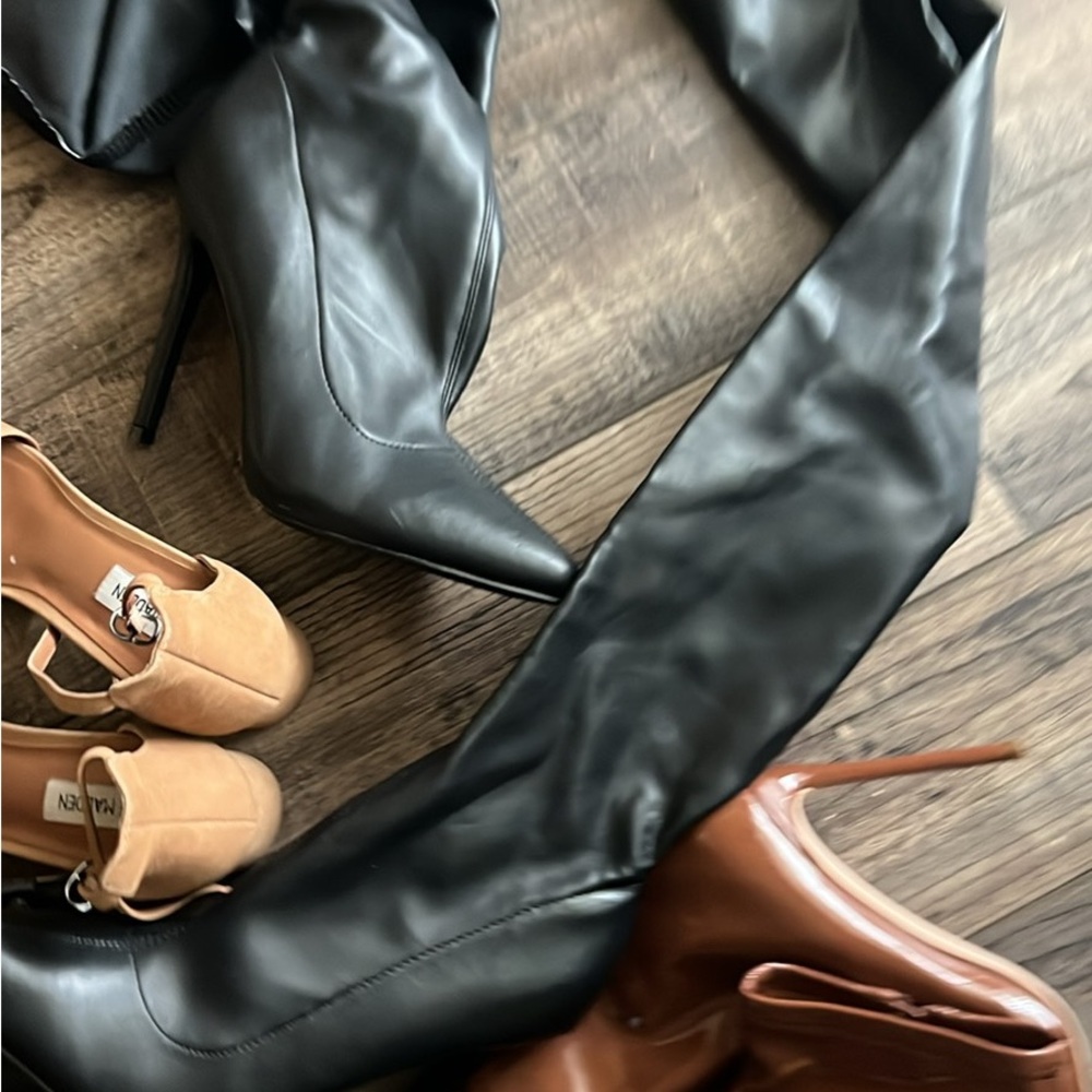Steve Madden Black, Tan, Brown Women's Shoe Collection - Picture 3 of 5